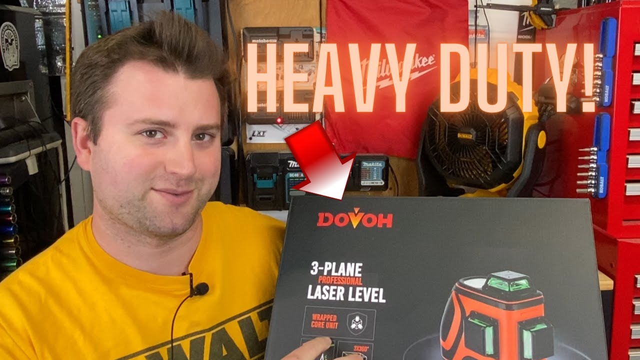 Now THIS is a Heavy Duty Laser Level! | Dovoh H3-360G Pro 3 Plane Laser Level Unboxing and Review!