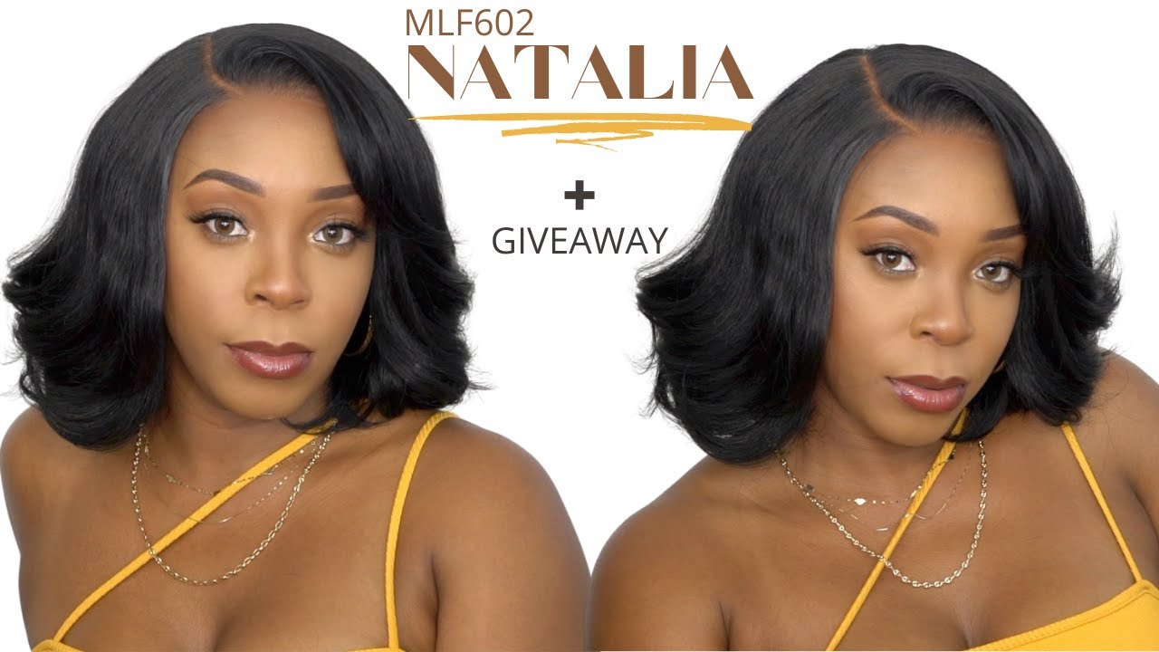 Bobbi Boss Synthetic 13x7 Glueless HD Lace Frontal Wig - MLF602 NATALIA +GIVEAWAY --/WIGTYPES.COM