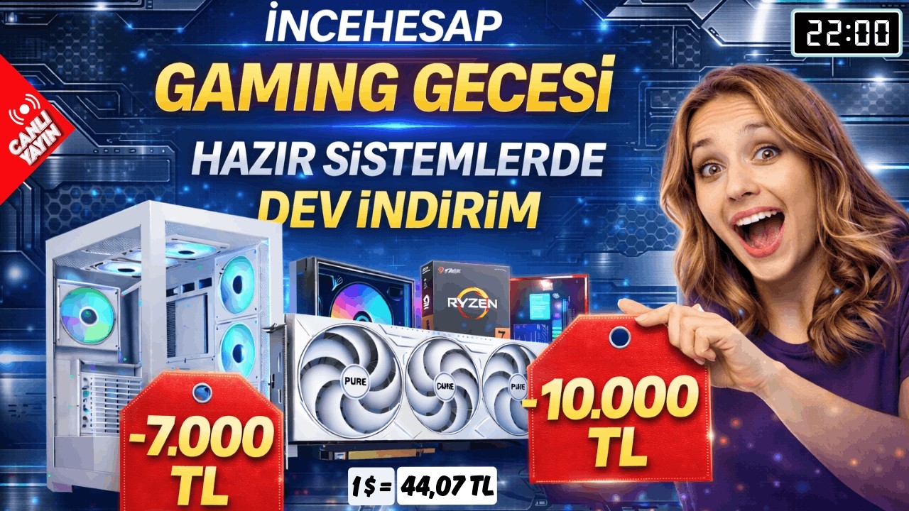 Tekno Yaşam ile Gaming Gecesine hoş geldiniz 😎 #gaminggecesi
