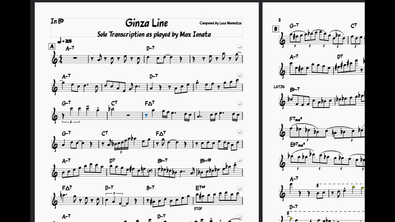 Solo Transcription 