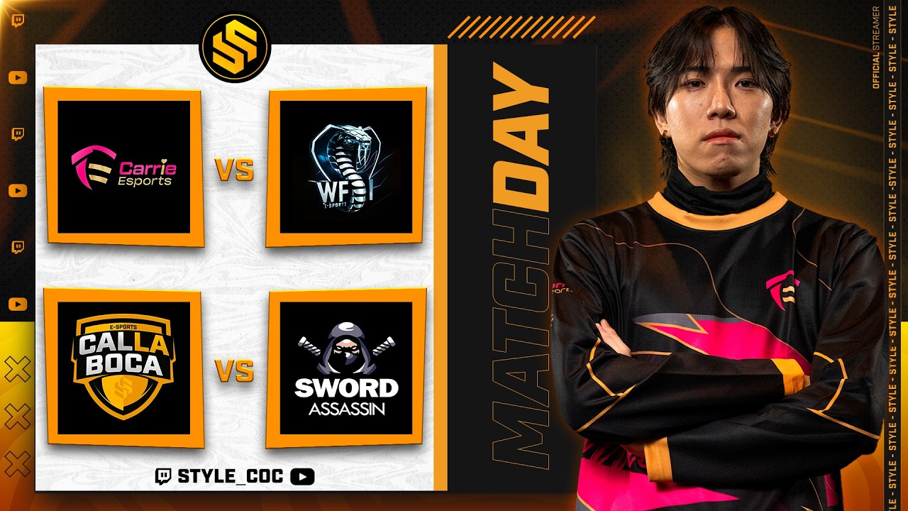 🔴 LIVE - GUERRAZAS de SÁBADO: CARRIE ESPORTS 🆚 WFI ESPORTS - CLB ESPORTS 🆚 SWORD ASSASSIN | PC SB
