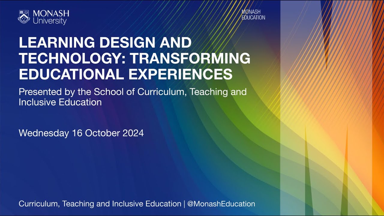 Learning Design and Technology: Transforming educational experiences