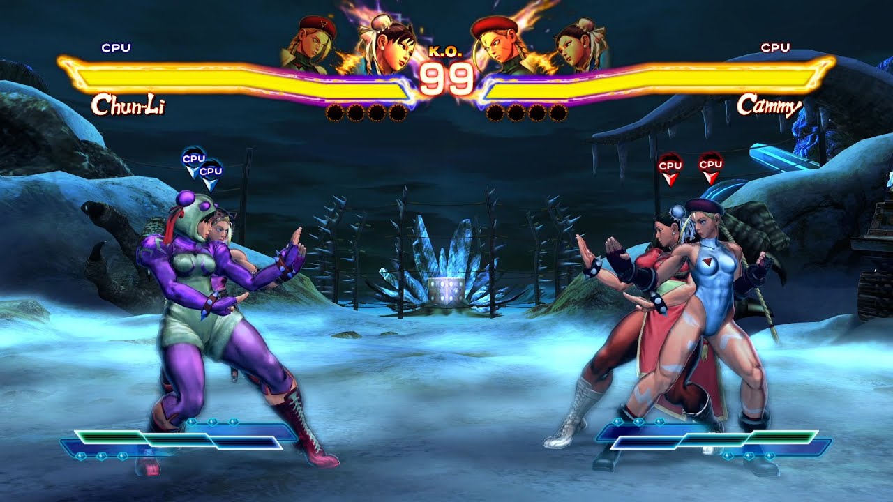 Chun-Li & Cammy vs Chun-Li & Cammy! Street Fighter X Tekken!