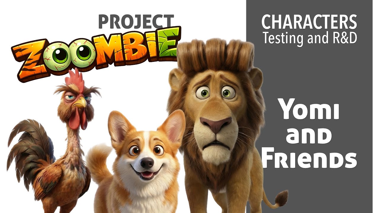 3D Animation 'ZOOMBIE' R&D_Yomi & Friends #zombie #anime #animation  #animals #dog #disney #zootopia