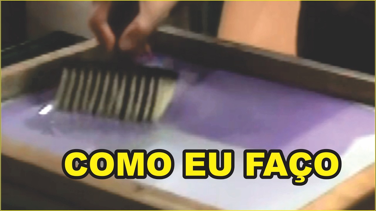 SERIGRAFIA  - Como desgravar telas com FACILIDADE