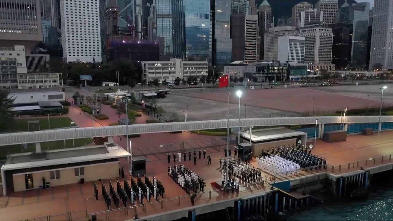 PLA garrison in Hong Kong raises national flag to welcome Chinese New Year
