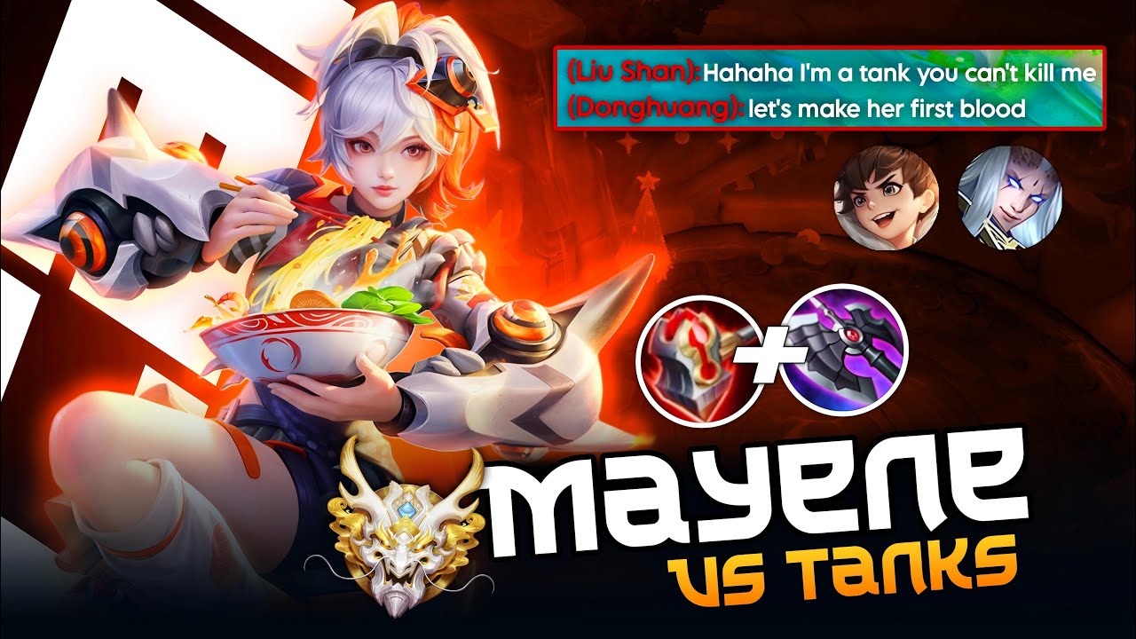 Mayene Vs Annoying Tank Meta | Honor Of Kings Mayene Solo Ranked Gameplay | HOK | KOG