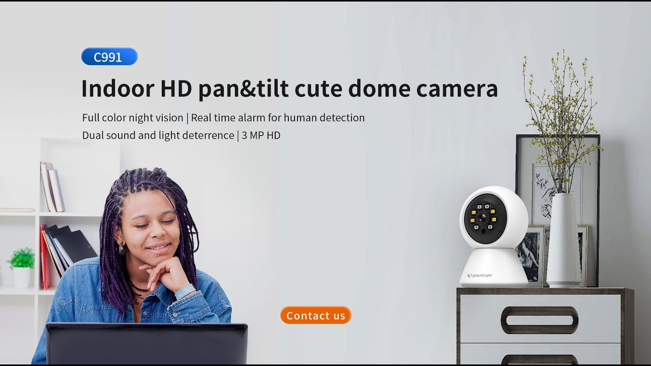 Accompanying children, the elderly, and pets with voice PTZ cameras!