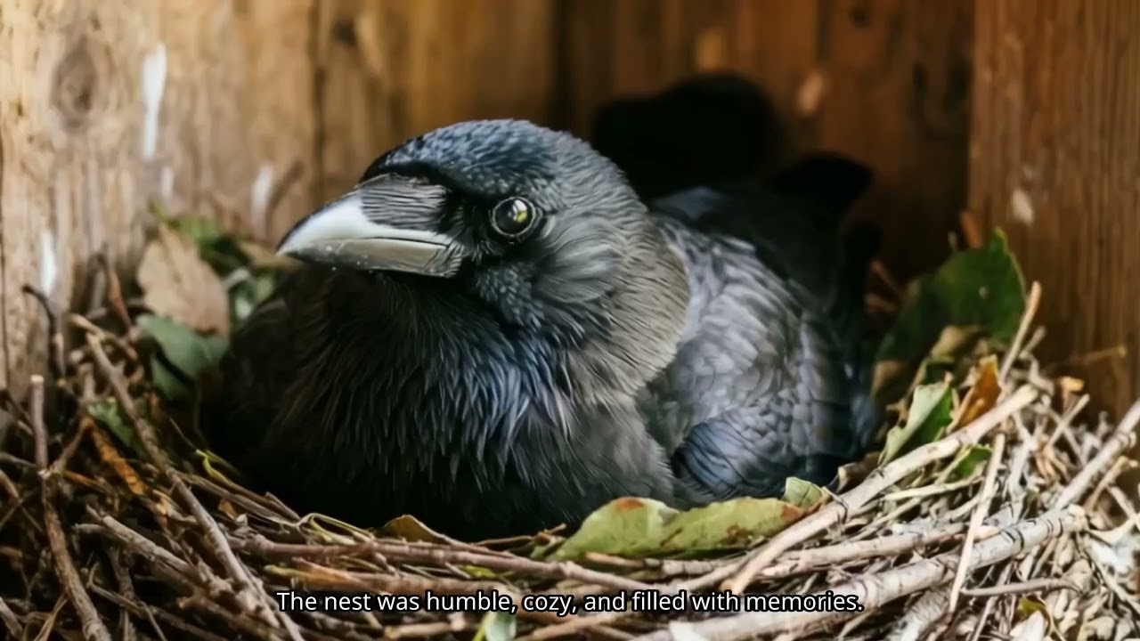 Crow and home