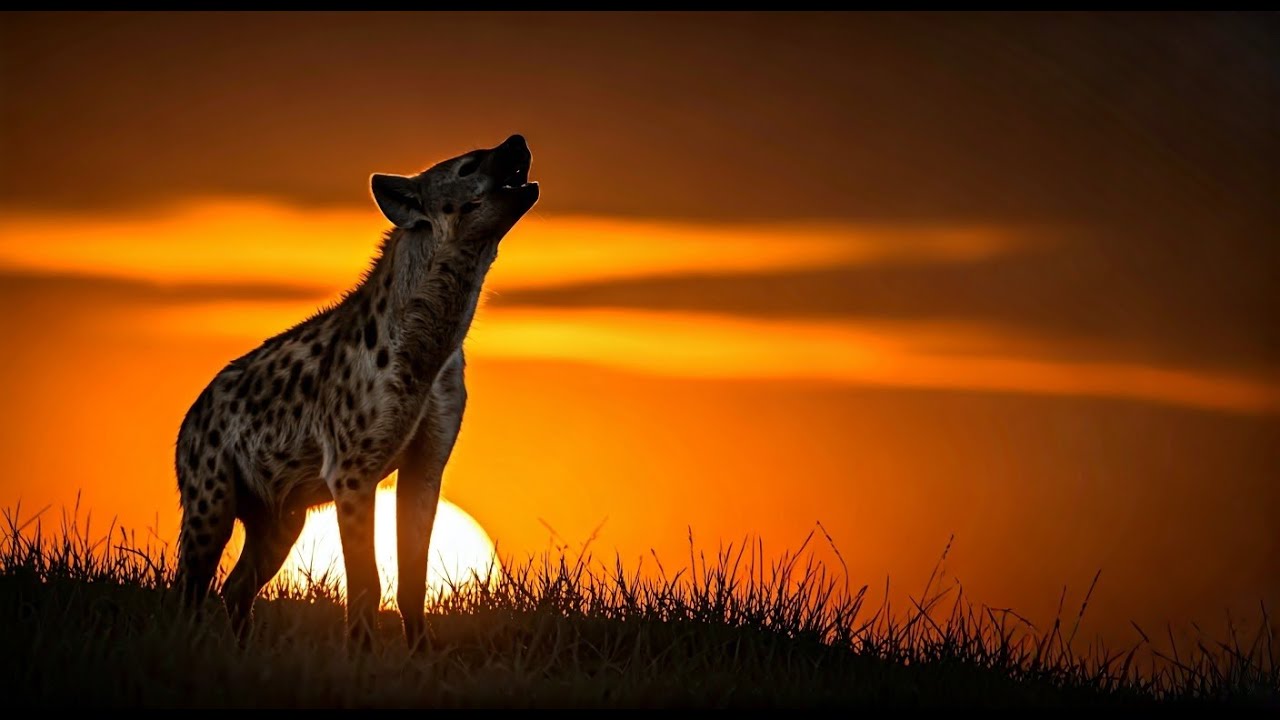 Hyena Scary Sounds at Sunset &ndash; Kruger National Park &ndash; Wild Animal Sound