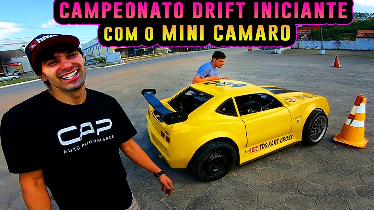 DESAFIO de DRIFT com o MINI CAMARO motor de HORNET 600