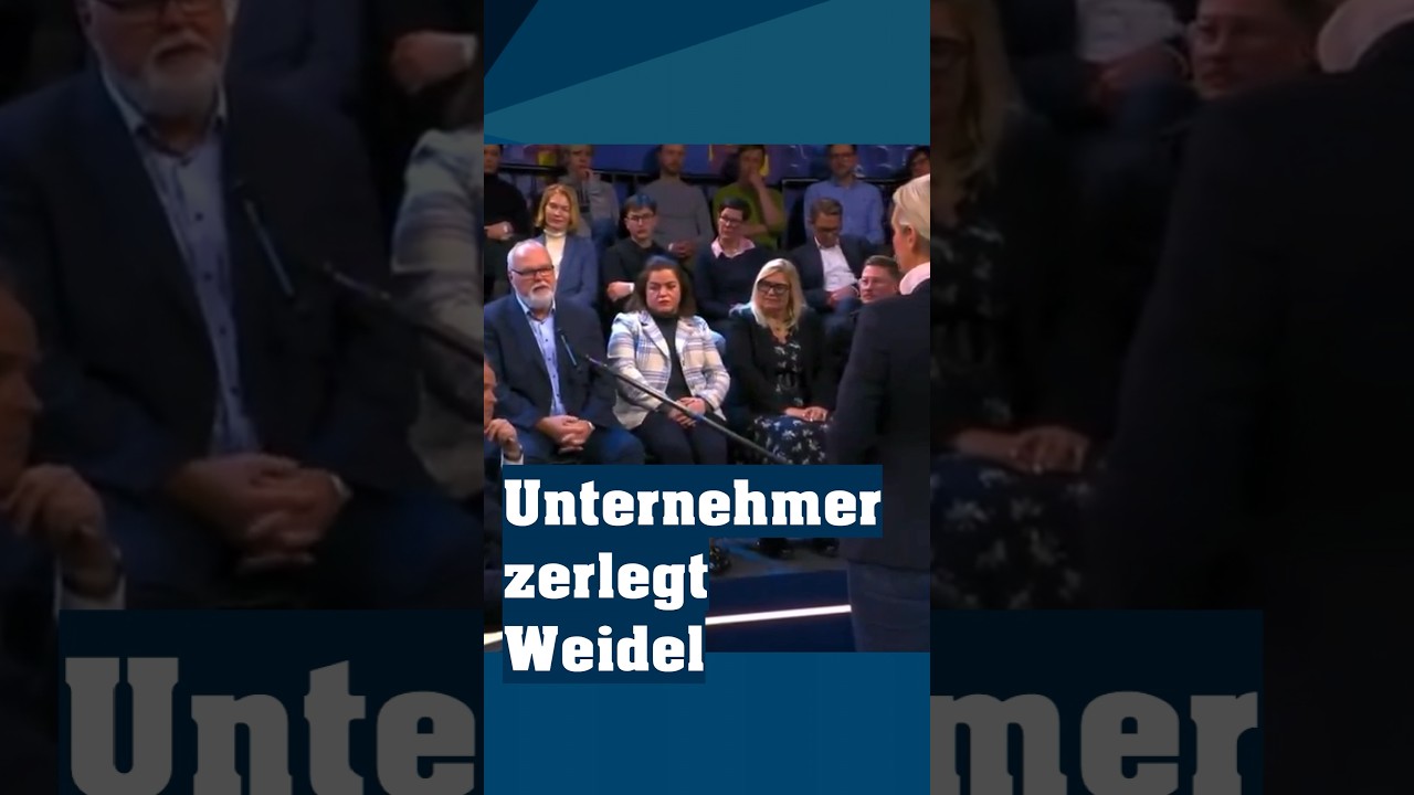 Unternehmer zerlegt Weidel #noafd