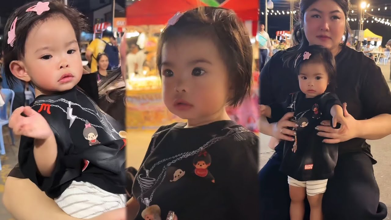 แสนดีไปเดินตลาดนัดกับแม่เปาพ่อเอิร์ธค่ะ แสนดีเรียกชื่อตัวเองเป็นแล้วน้าา #แสนดี #เปาวลี #เอิร์ธ 