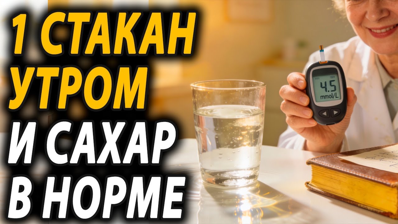 Сахар упадет до 4.5! Забытый совет советского эндокринолога: пейте это утром натощак