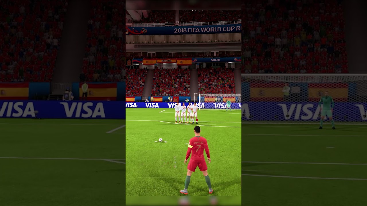 Cristiano Ronaldo Trivela Free Kick FIFA 18 #fifa18 #ronaldo #cristianoronaldo