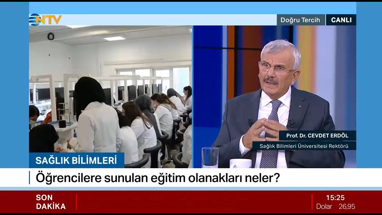 Sadık Gültekin #DoğruTercih’te sordu, SBÜ. Rektörü Prof. Dr. Cevdet Erdöl yanıtladı