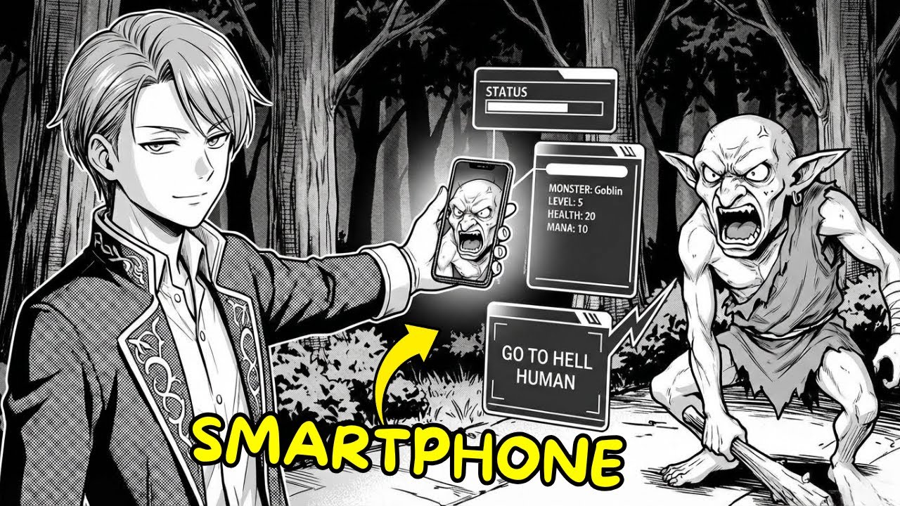They Banished Him for a Trash Gift—But It Was a God-Tier Smartphone! Manga Recap