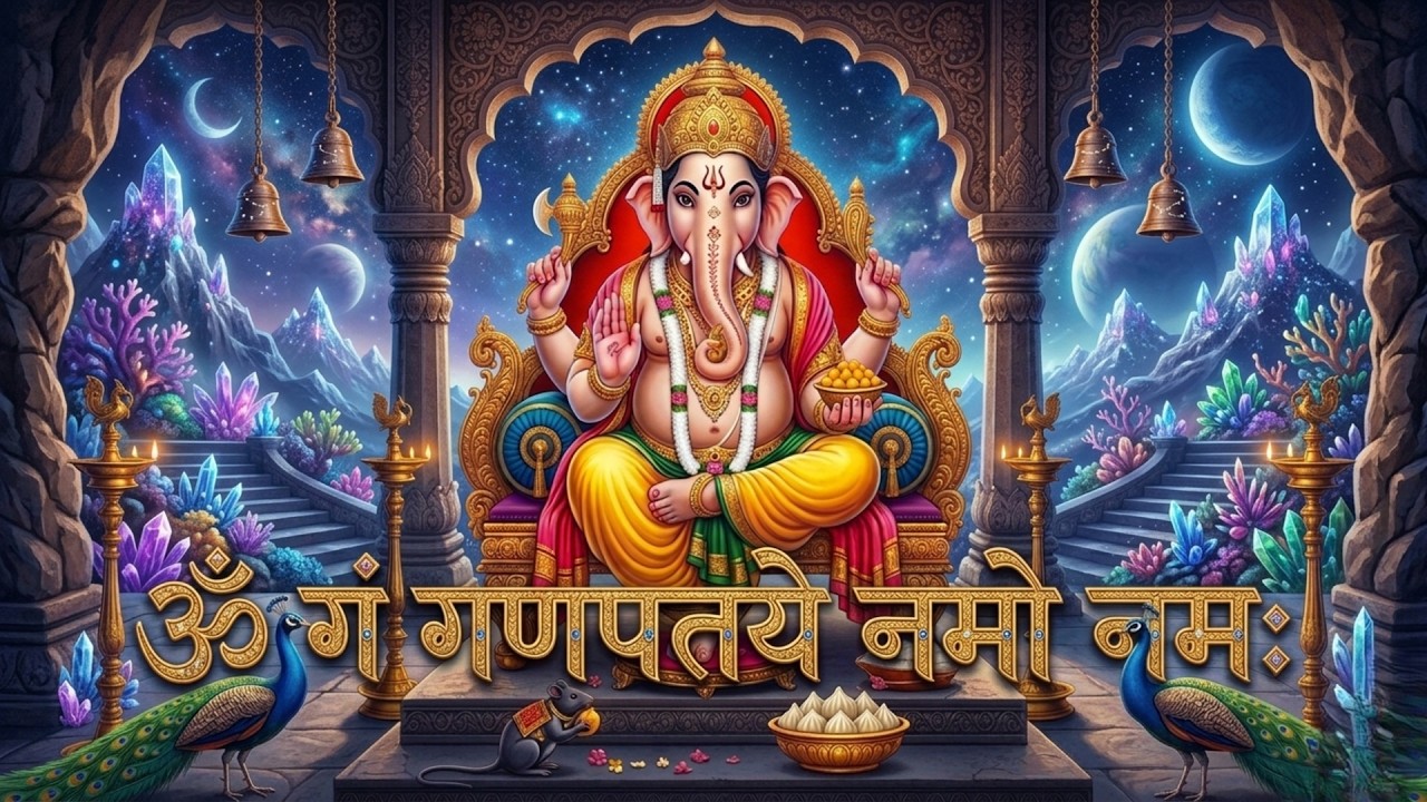 #Ganesh Mantra 108 Times - Om Gan Ganpataye Namo Namah | गणेश मंत्र - ओम गण गणपते नमो नमः | Bhajan
