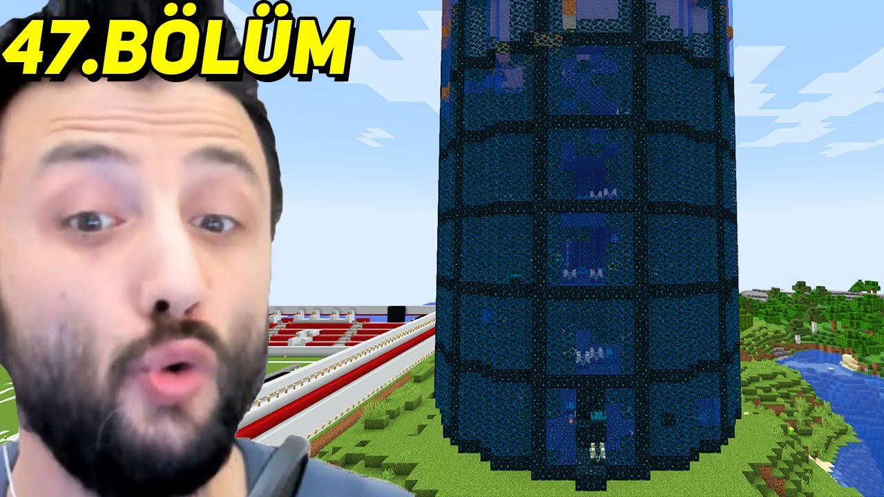 GÖKDELENİ WARDEN KULESİNE DÖNÜŞTÜRDÜM 😎 MİNECRAFT (2023) 47.Bölüm