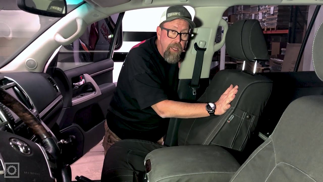 Escape Gear Seat Cover Installation on Toyota Land Cruiser 200 Series