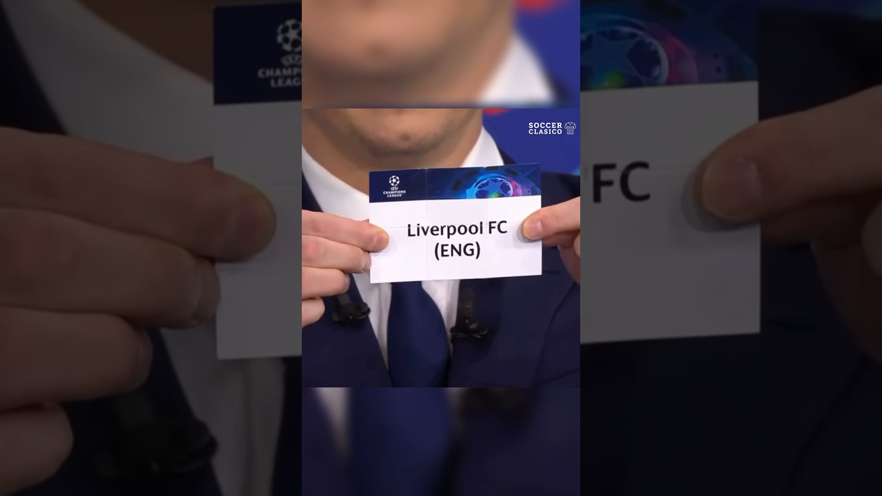 AWKWARD moment at the Champions League Draw&hellip;