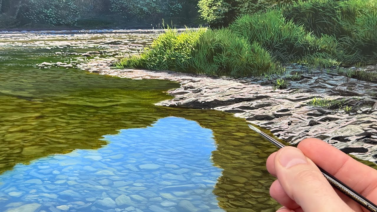 How to Paint Tranquil River Rocks Like a Pro | Step-by-Step Masterclass