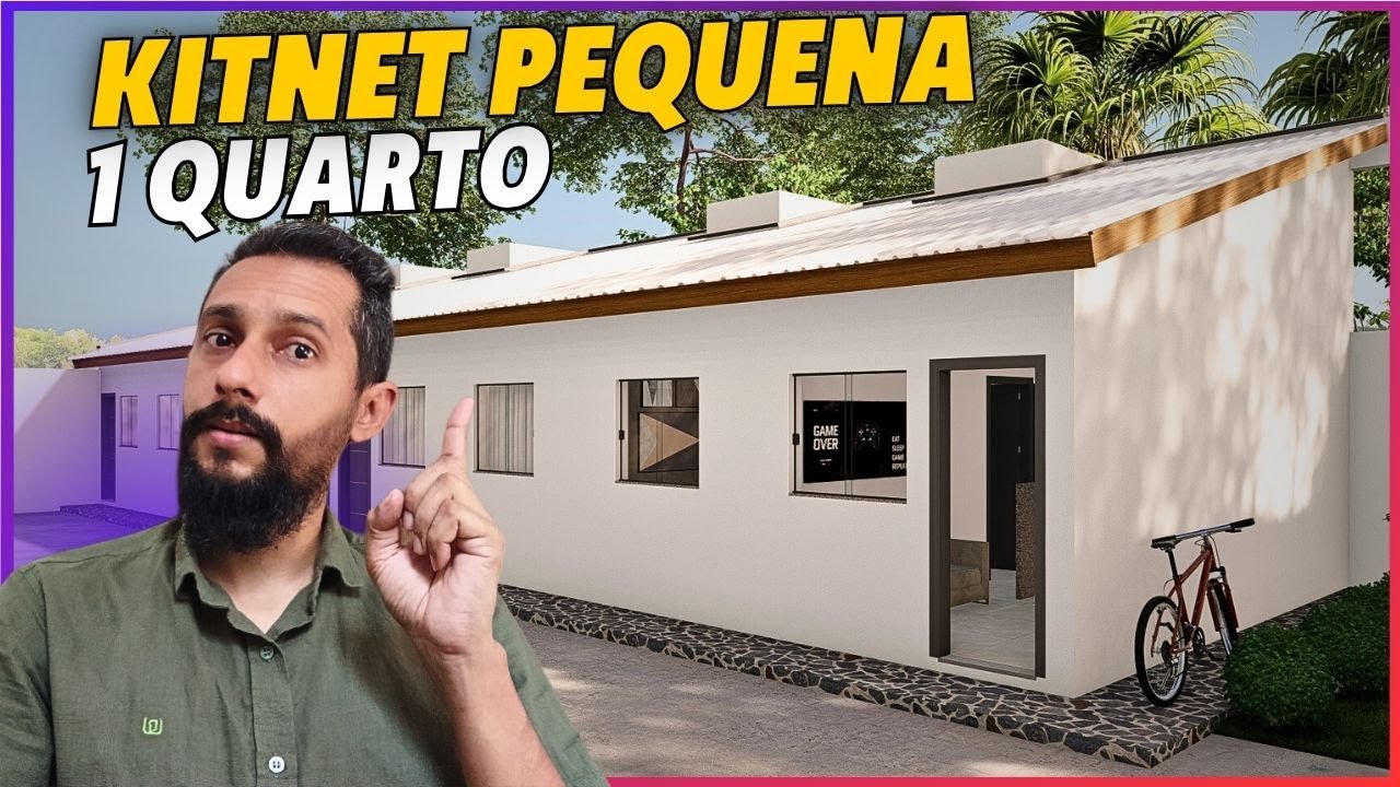 KITNET PEQUENA 33,27m²  |🏡 Kitnet pequena com Um quarto