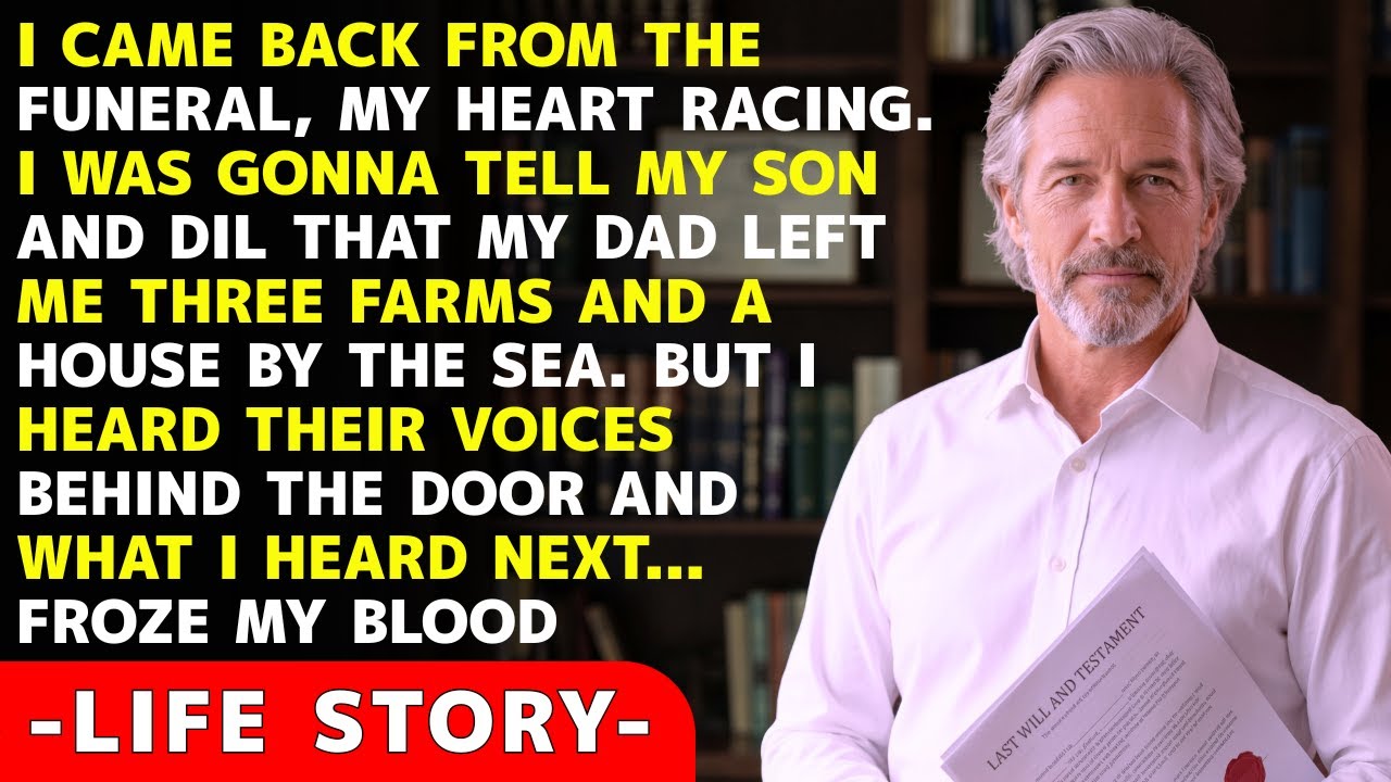 I got back from the funeral and told my son and daughter-in-law, “I inherited three farms!”