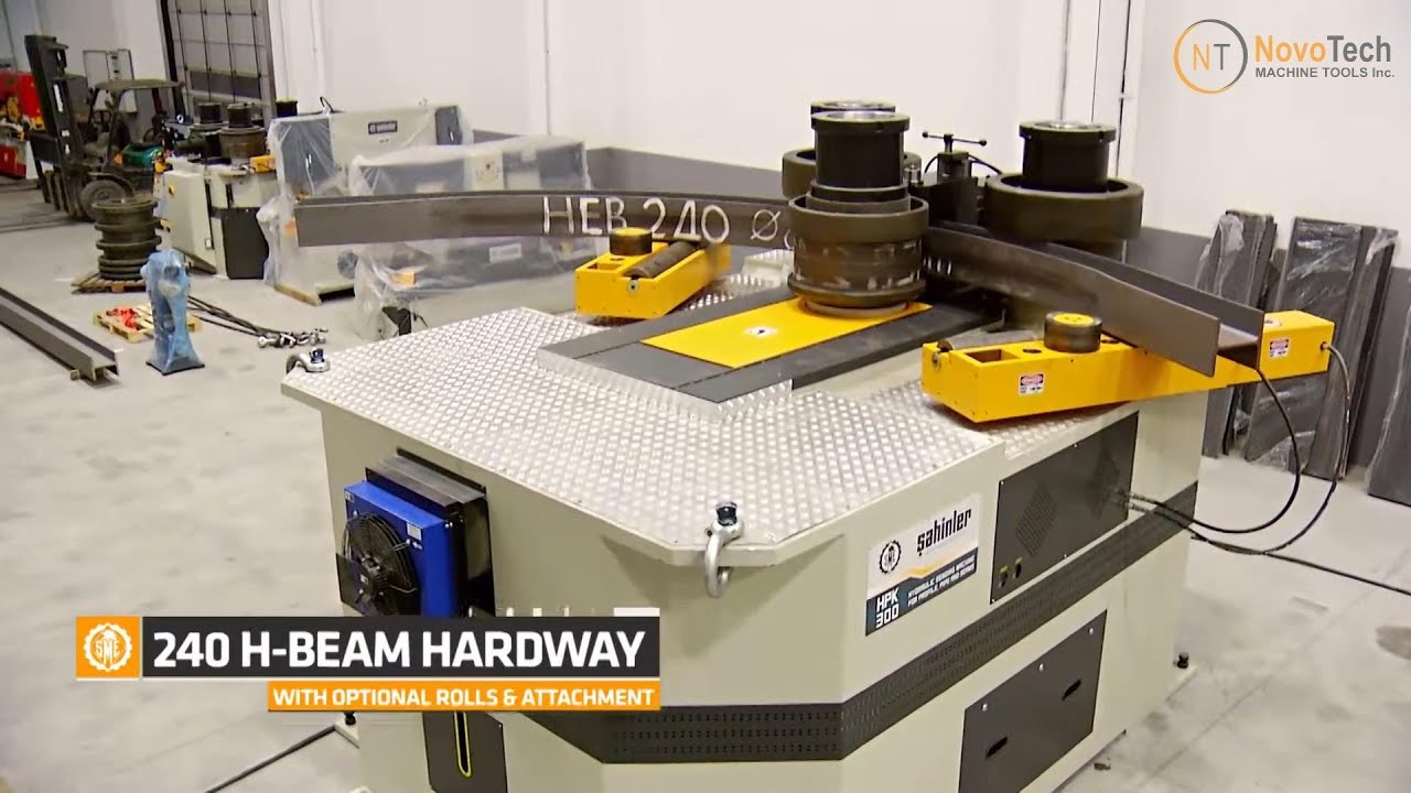 HPK 300 heavy duty structural section beding roller #beambending #rollbender #rollbending