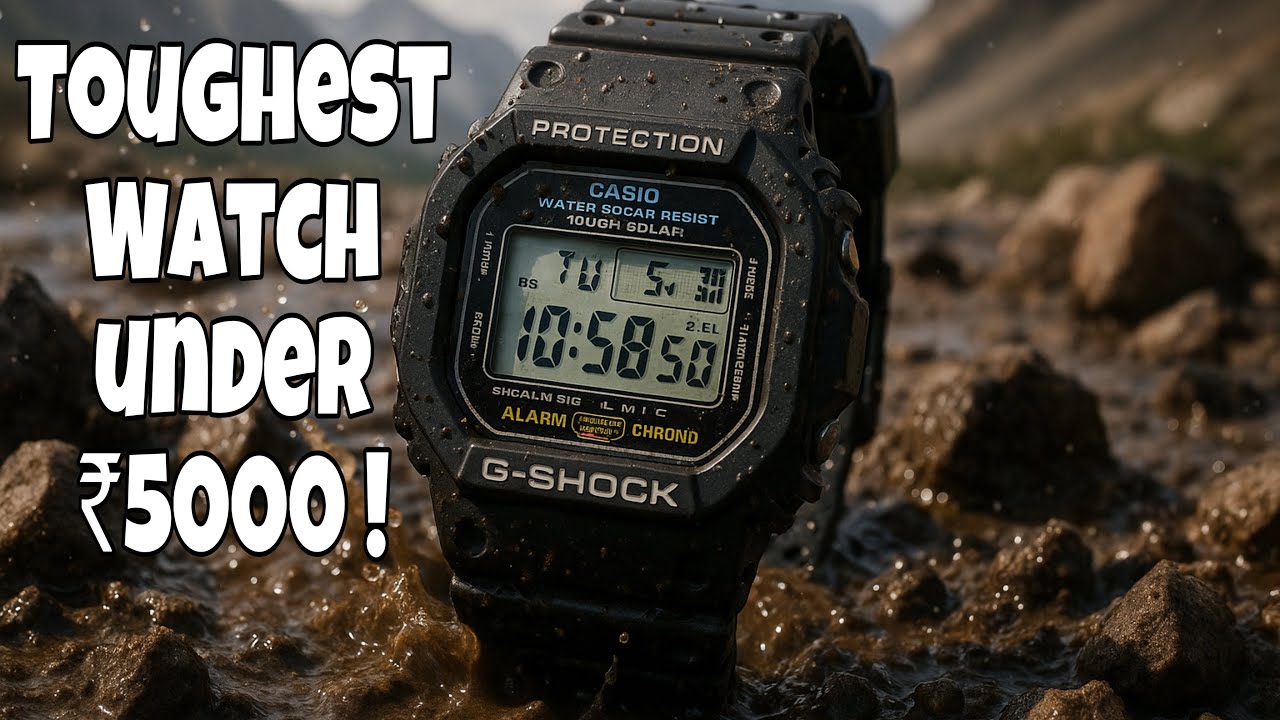 BEST GSHOCK under 5000/- | Unboxing & Review Casio G-5600 UE-1DR Tough Solar!