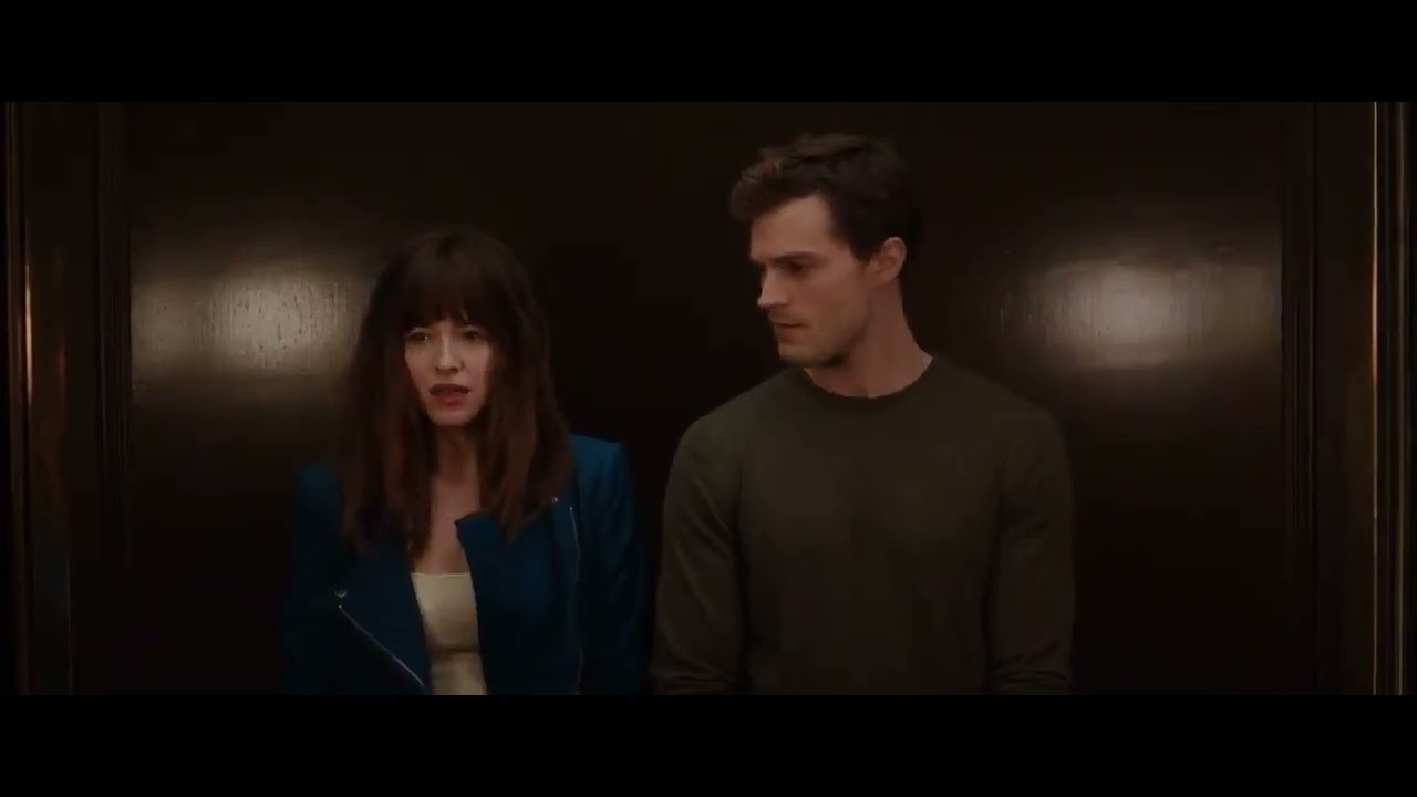 Fifty Shades of Grey - First Kiss - Elevator Scene #fiftyshades #fiftyshadesfreed #firstkiss 