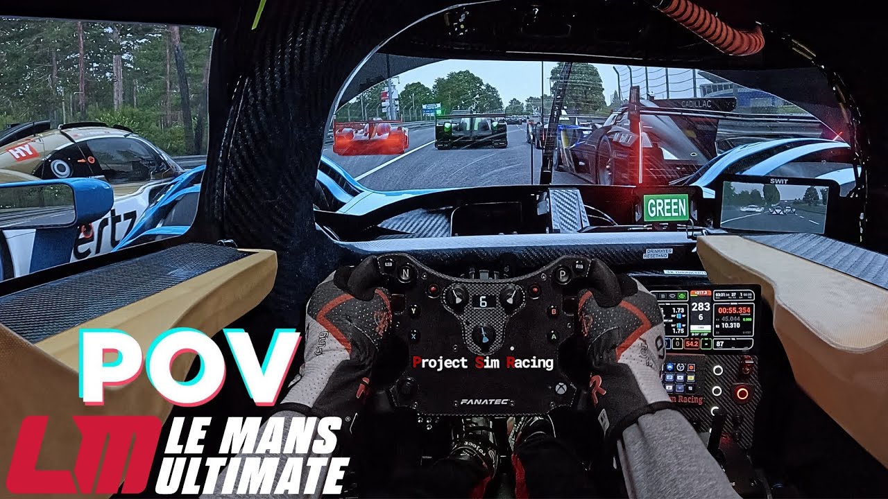 Crazy Intense HYPERCAR Le Mans Ultimate Race | Fanatec CS DD+