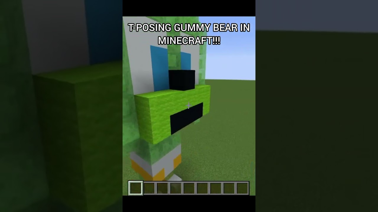 Don't ask me why it's the swedish gummy bear song #gummybear #minecraft