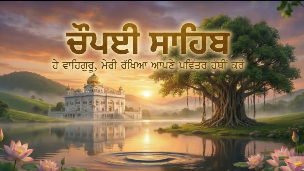 Chaupai Sahib Full Path | ਚੌਪਈ ਸਾਹਿਬ | Nitnem Sangam | Morning Prayer | Shabad Gurbani