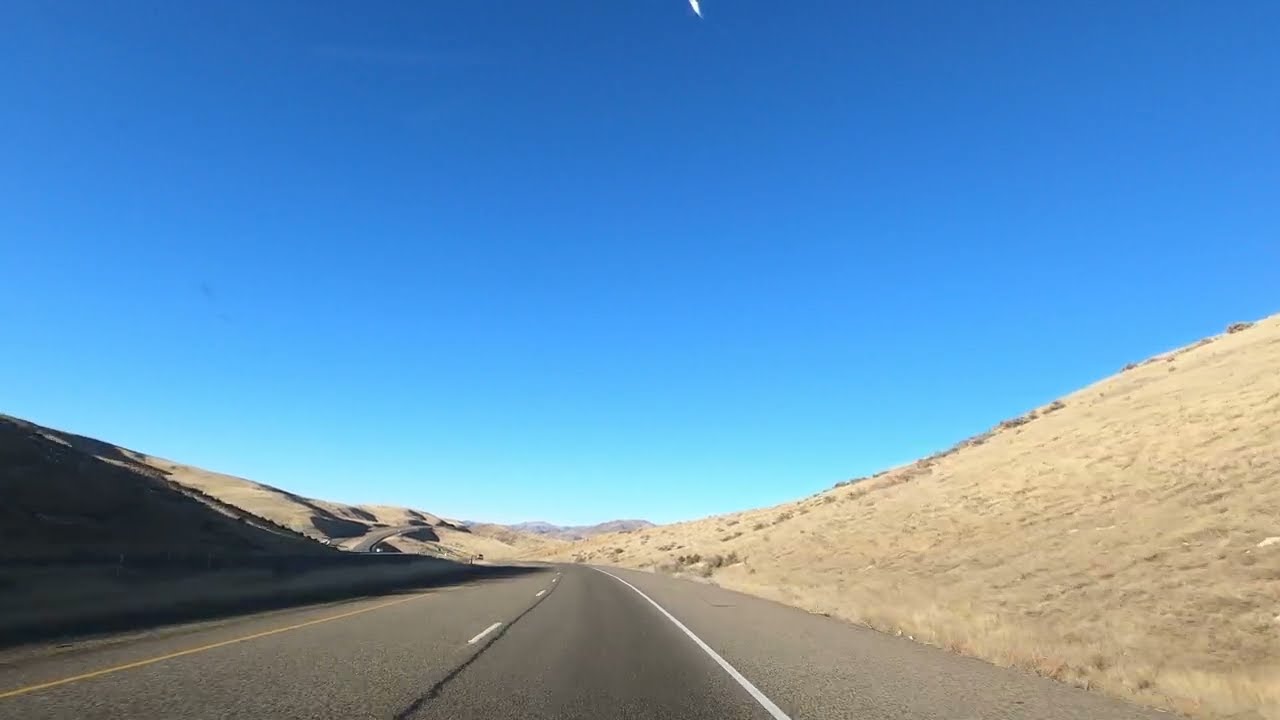 Driving Part 1 from Ontario to Baker City, Oregon | 4K Realtime Scenic Driving