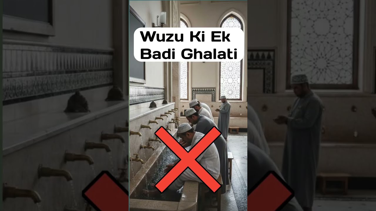 toti se wuzu ki 1 badi Ghalati | masjid me tanki se wuzu me ye ghalati na kare | aham masala