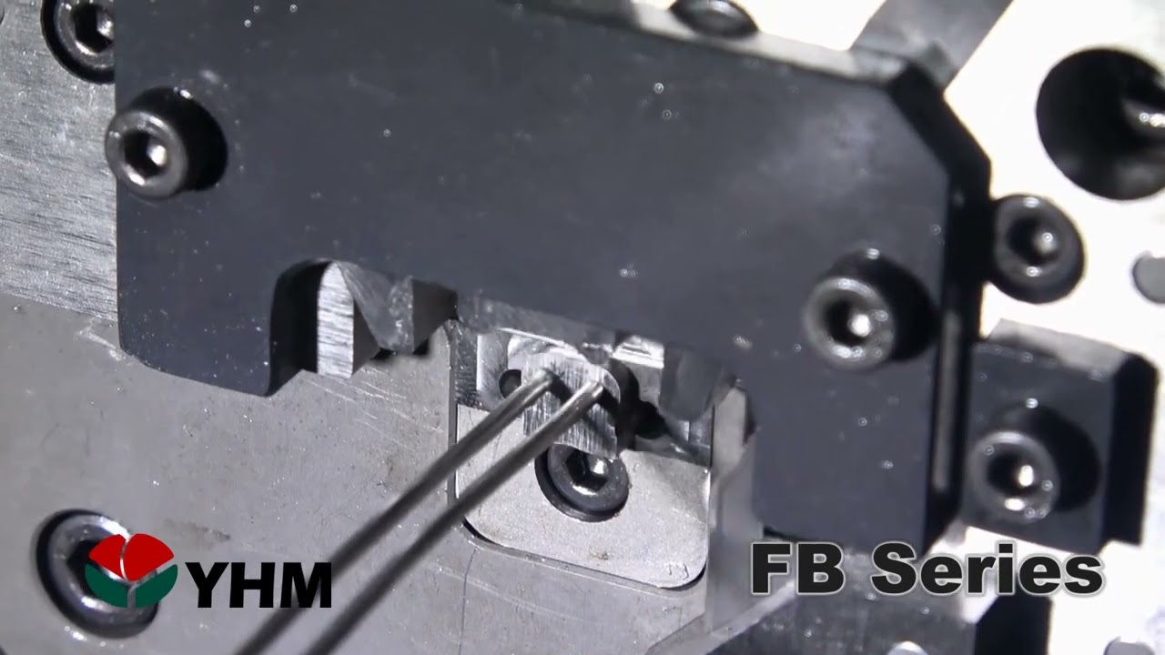 線径 0.8mm V型バネ｜CNC線ばね・板ばねプレス成形機 FB-220-250ppm｜台湾YHM 友匯機械株式会社