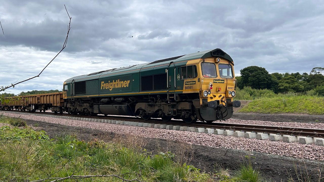 The first train to Leven.