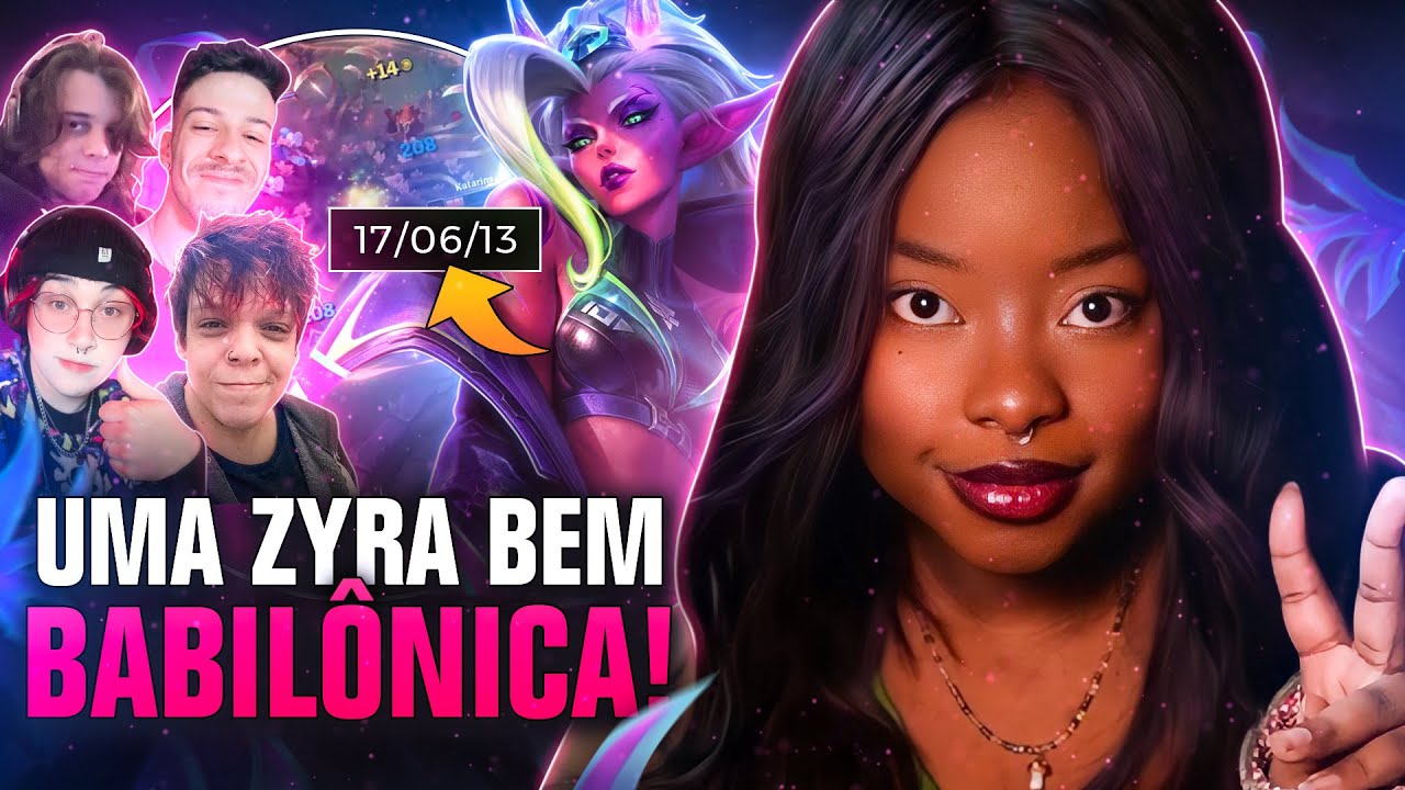 UMA ZYRA BEM BABILÔNICA! 💅 (ft. Akino, Bastet, Scott & Umild) │ League of Legends - Jinkiwinkki