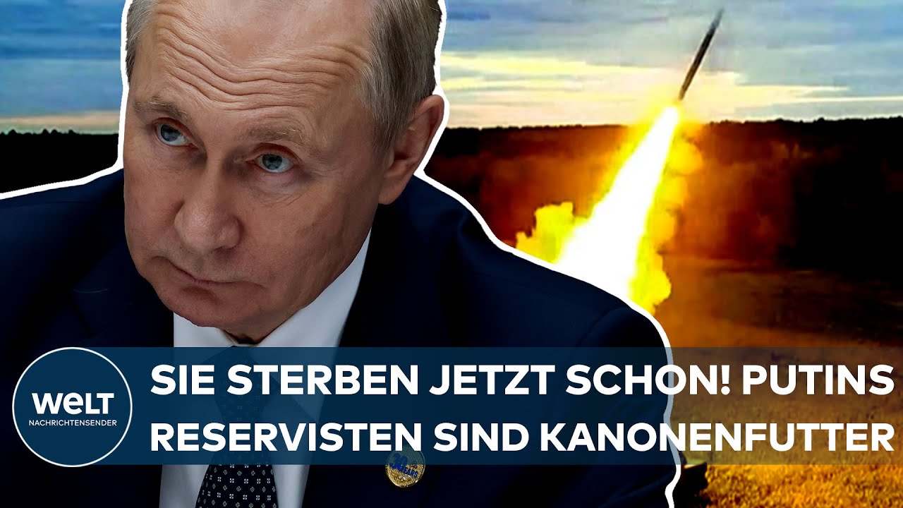 UKRAINE-KRIEG: Erste Reservisten sterben schon! Wladimir Putin schickt sie als 