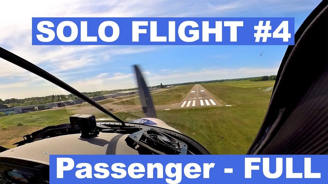 My fourth solo flight! 🛩️ - Solo Flight  #4 - Passenger View - Full - My Journey to PPL(A)