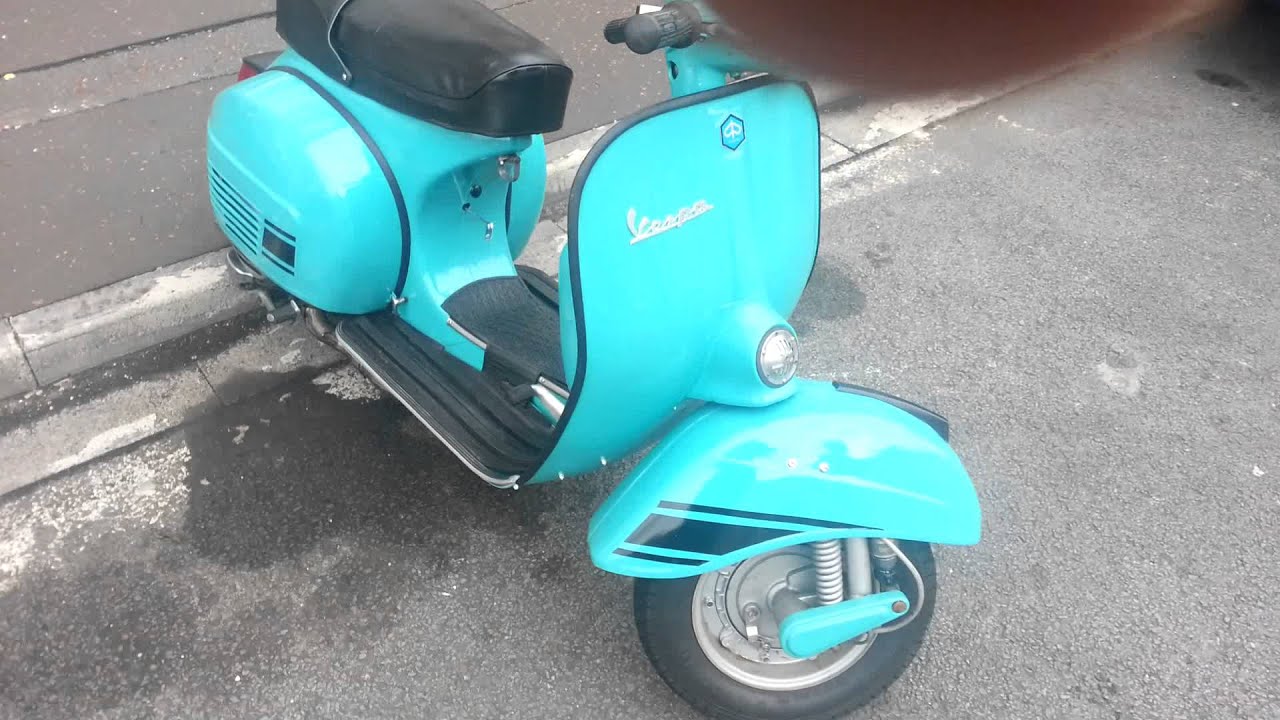 Vespa TS 125 Rally restored and fitted with Malossi 210 engine