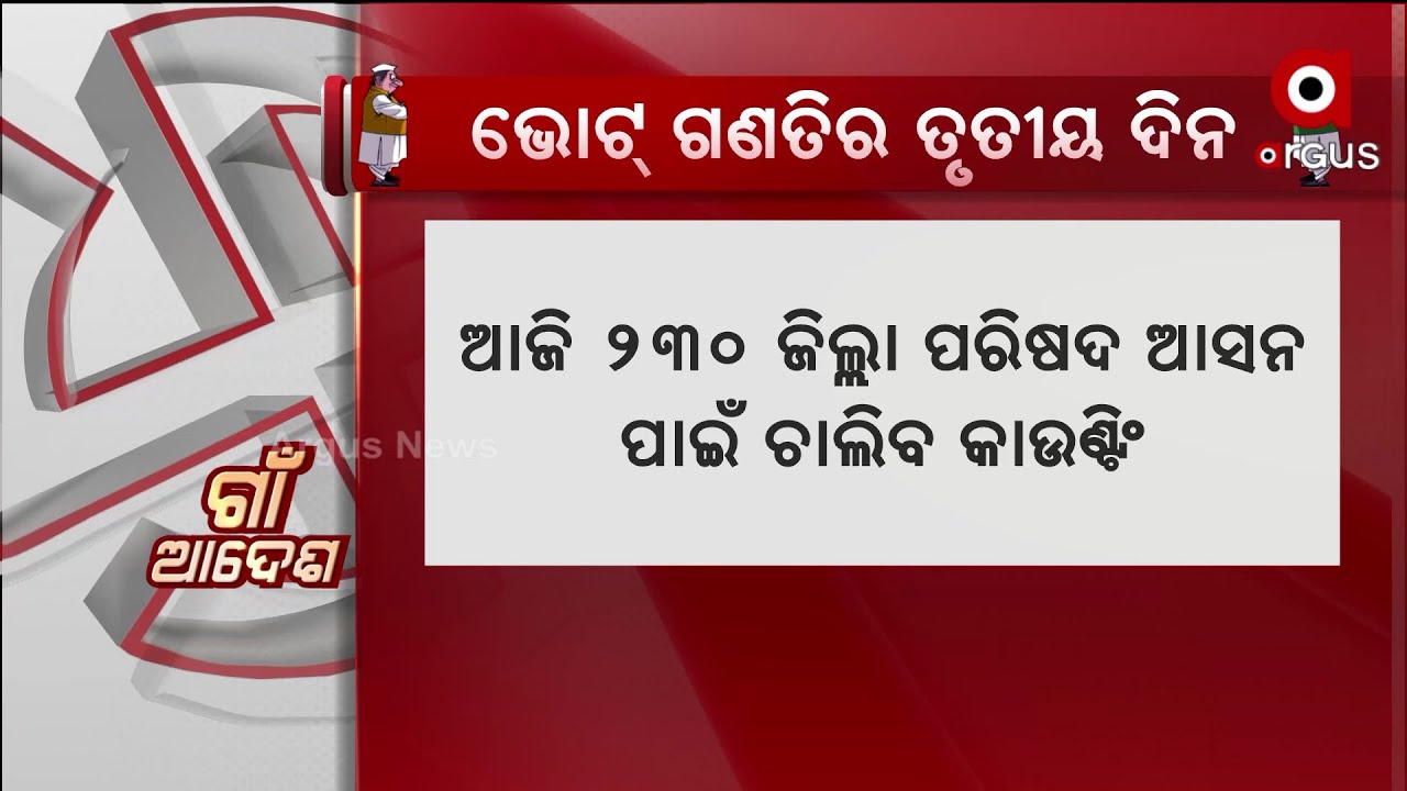 Odisha Panchayat Polls 2022: 3rd day of Counting Votes, BJD continues to lead in the Current trend