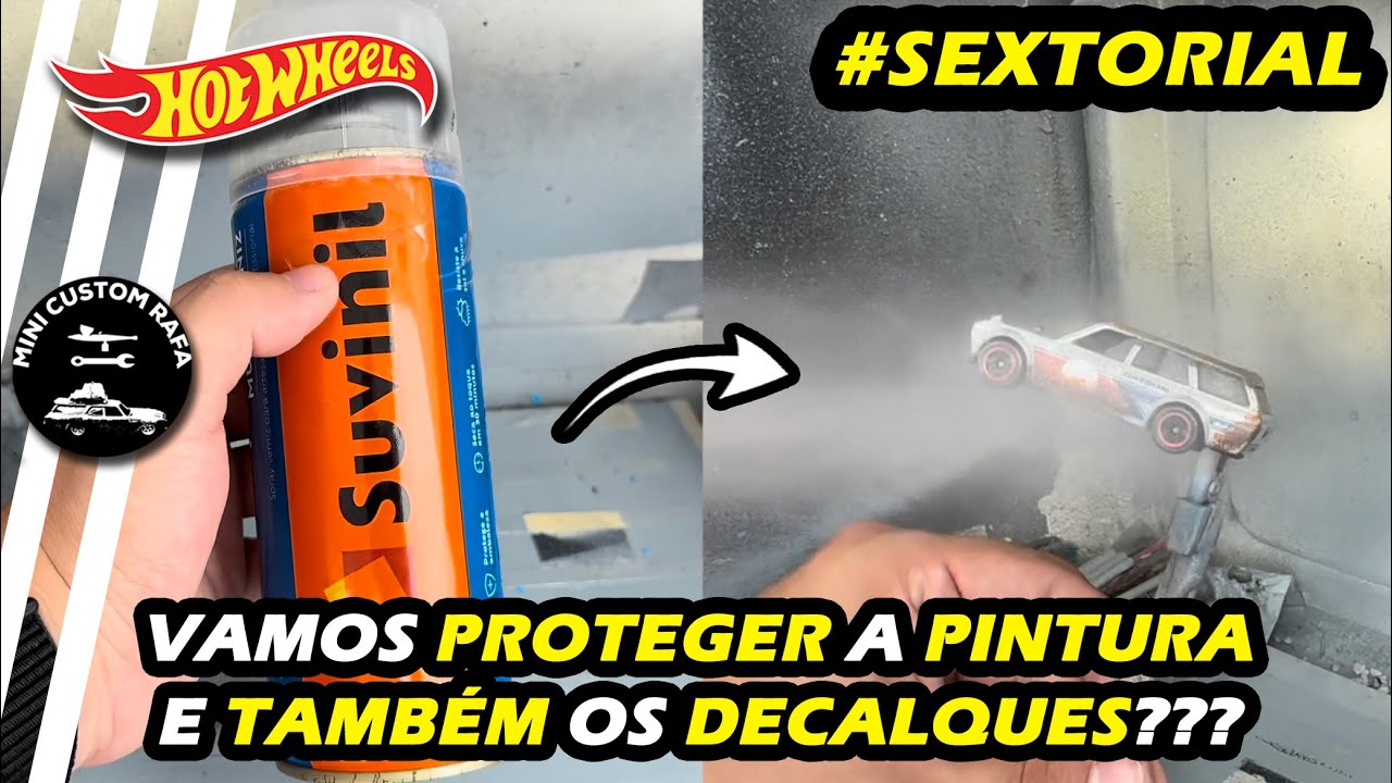 COMO APLICAR VERNIZ EM SPRAY NA MINIATURA?!?! - SEXTORIAL #018