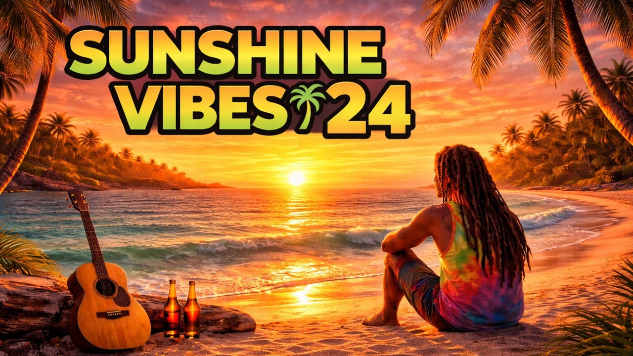 Sunshine Vibes Vol. 24 – Amber Waves at Sundown 🌅🌴 | Smooth Reggae Chill Mix