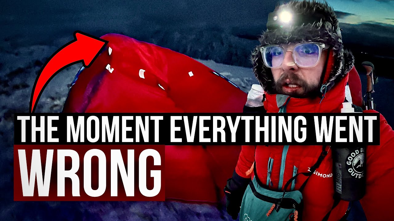 ⚠️ When Winter Mountain Camping Turns DANGEROUS ❌