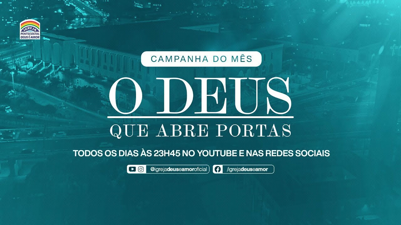 Ora&ccedil;&atilde;o da Meia-Noite | O Deus que abre portas | IPDA AO VIVO | 26/12/2025