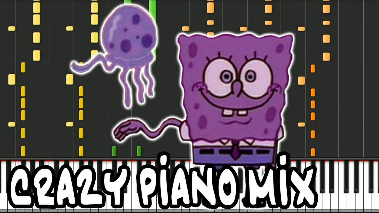 Crazy Piano Mix! STADIUM RAVE (SpongeBob SquarePants) Jellyfish Jam