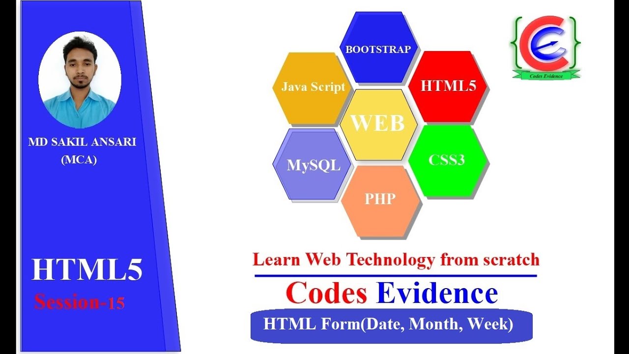 Session-15 || HTML Form(DateTime-Local and Month)