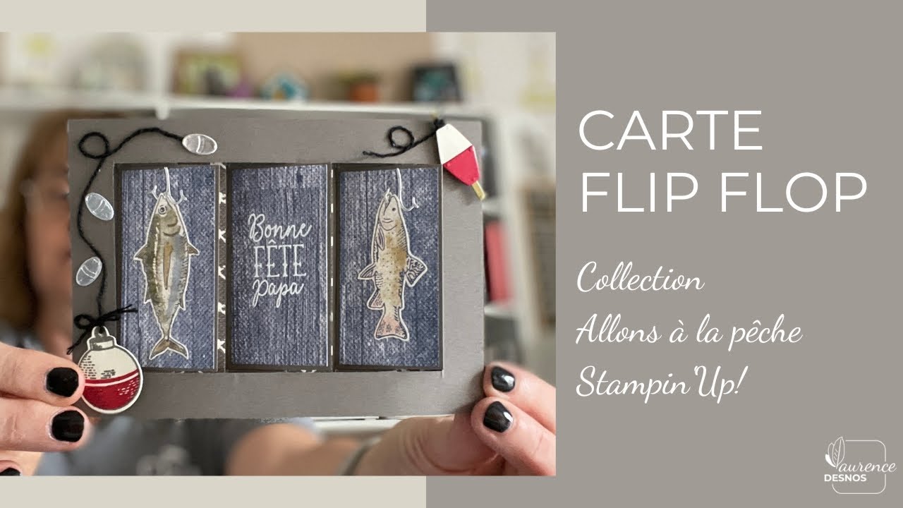 Carte Sortie à la pêche / Stampin'Up